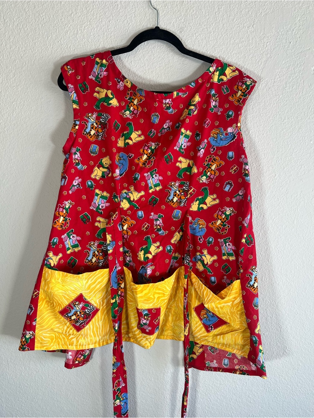 Handmade Winnie the Pooh Christmas Apron